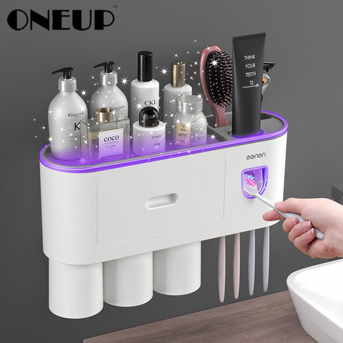 Toothbrush Holder With Cup