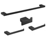 Black Robe Hook Towel Bar